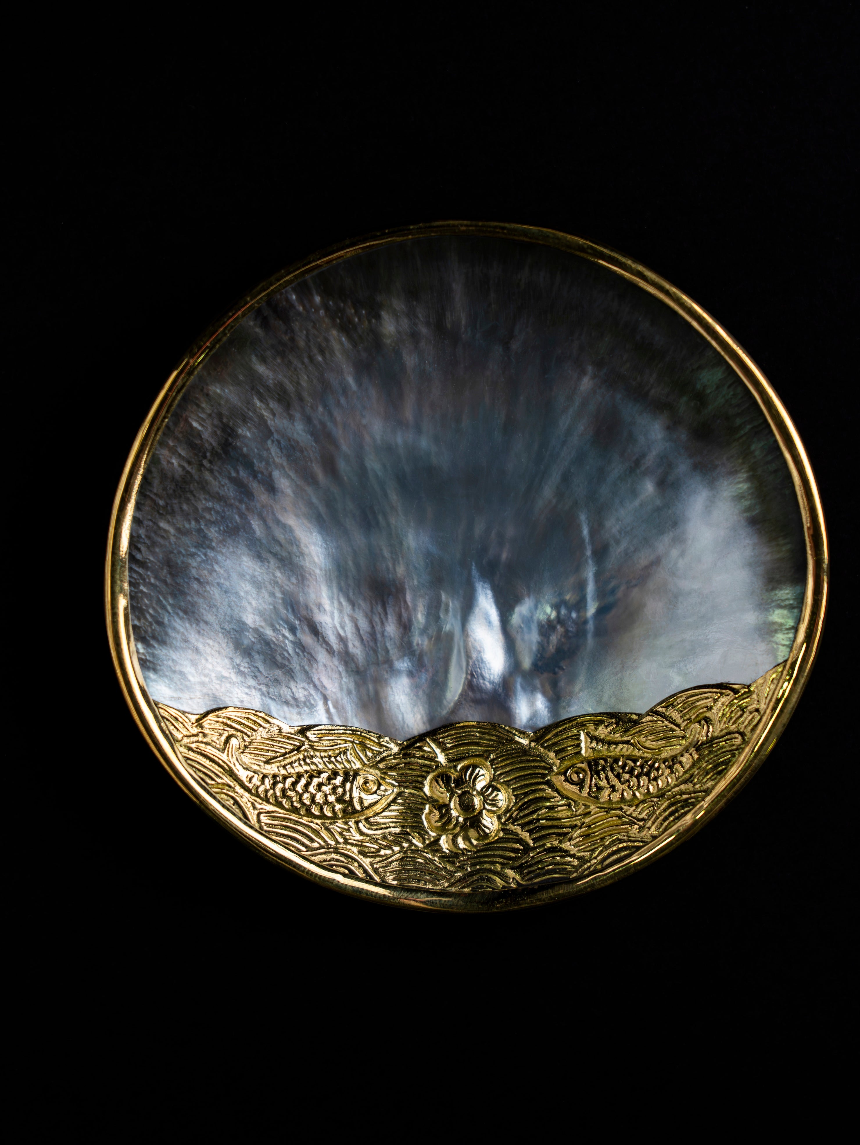 Baku Caviar Mother Of Black Pearl Plate